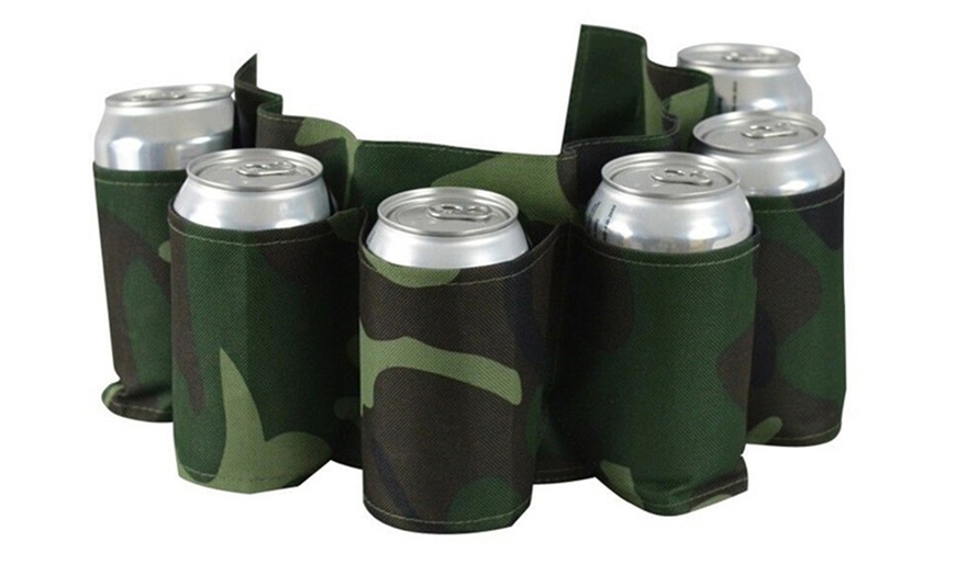 Image 5: Beer Six-Pack Holder Belt