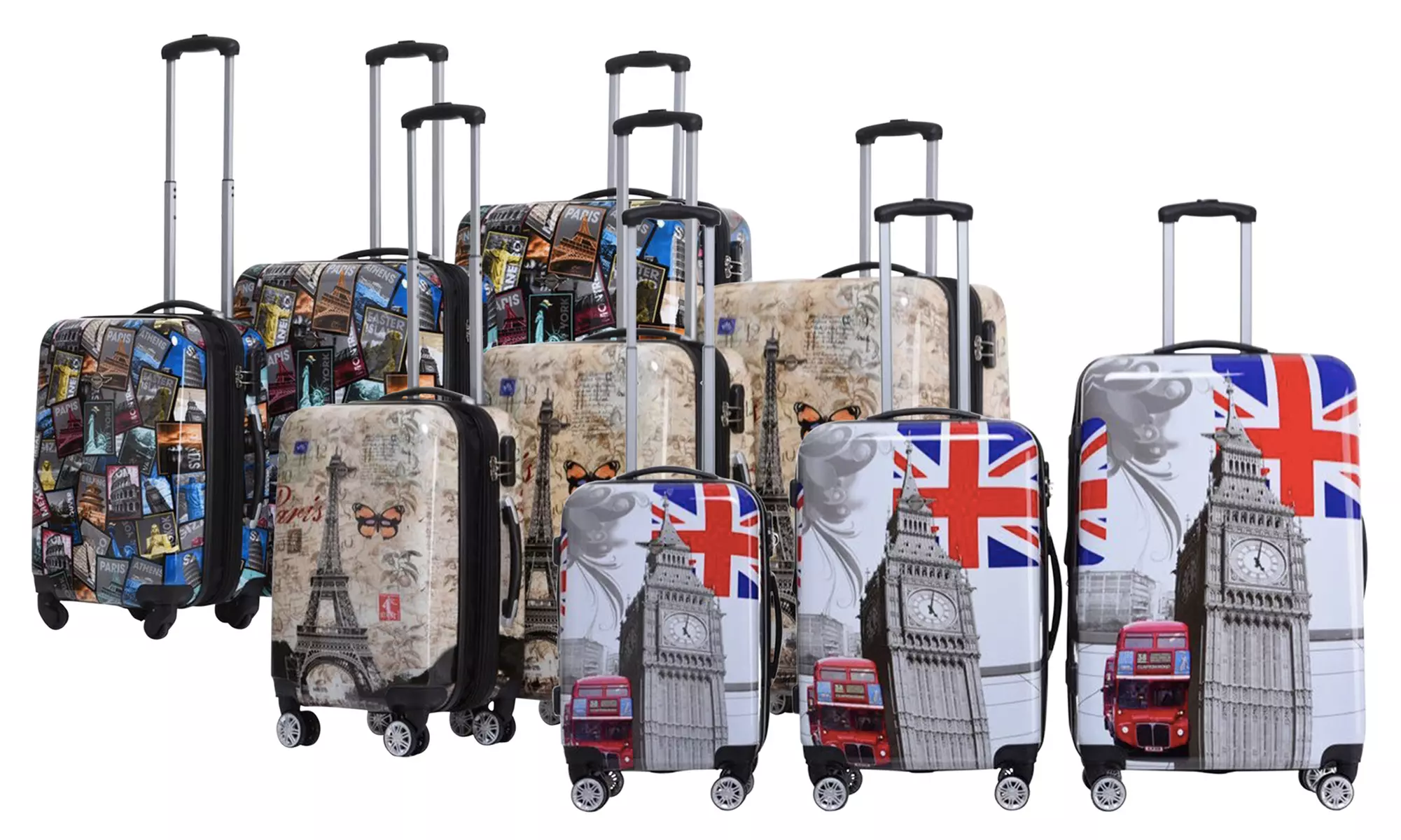 Rivolite Hardside Expandable Luggage Set with Lock (3-Piece) - Primary Image