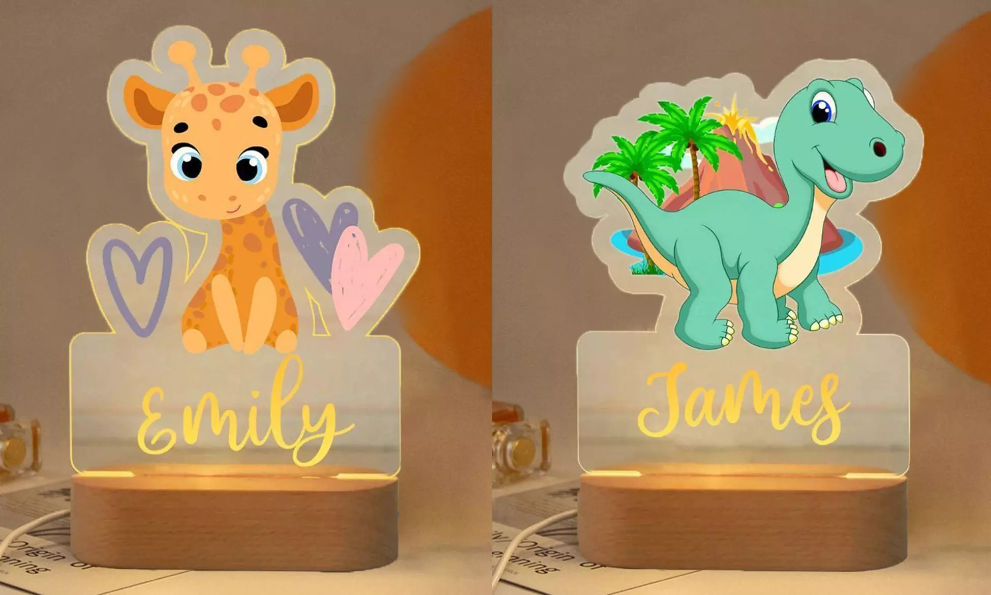 Personalisierbares Kinder-Nachtlicht