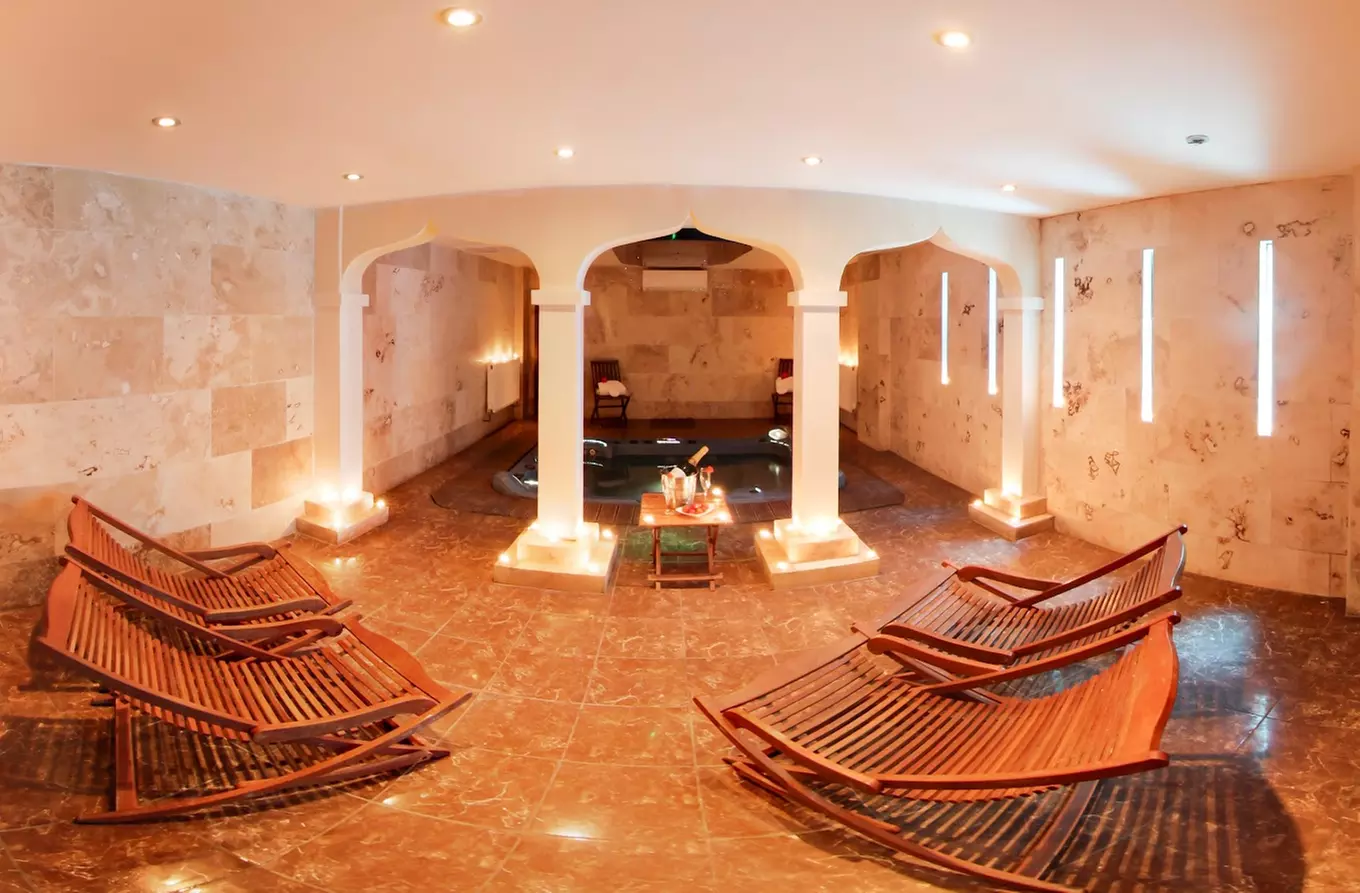 Spa Pamper Package with Three Treatments, Afternoon Tea, and Bubbly