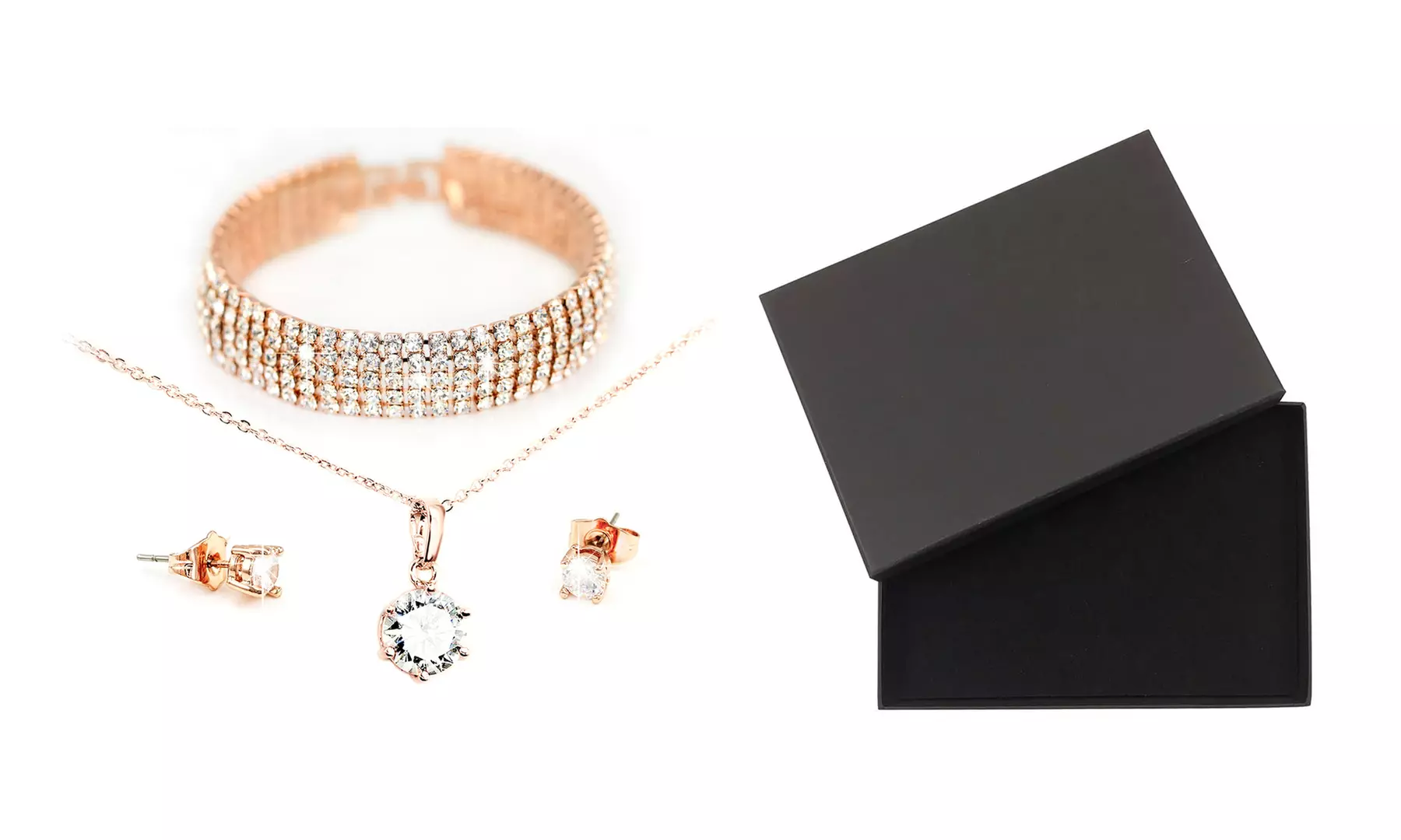 1 of 2 'Steller' sieradensets versierd met Swarovski®-kristallen