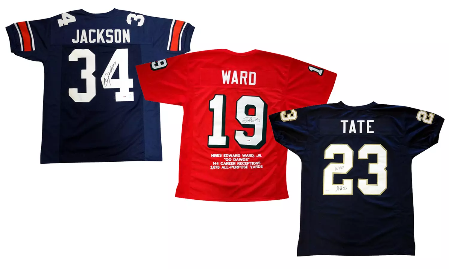 Autographed NCAA Football Jerseys - Primary Image