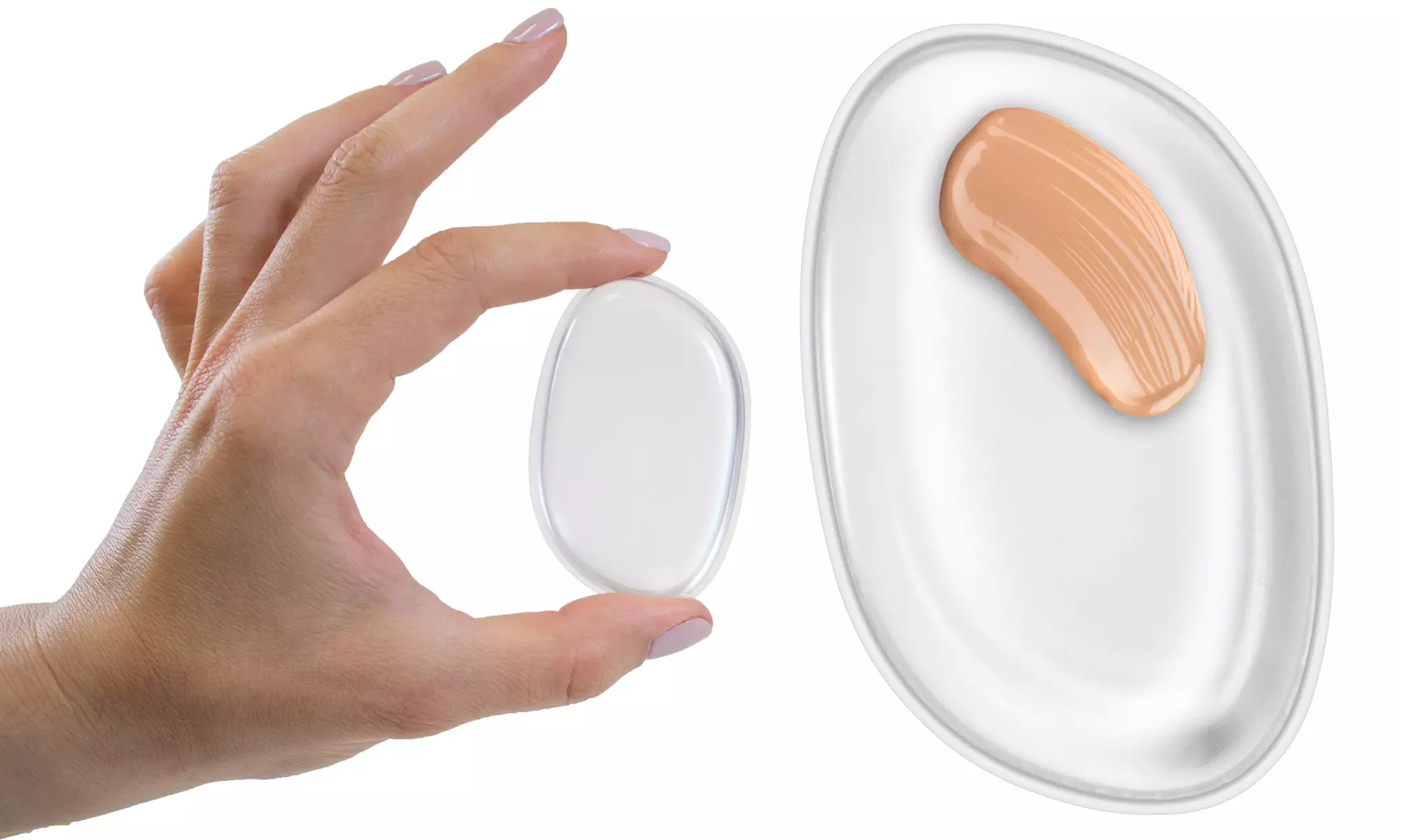 Aesthetica Original Beauty Sponge and Silicone Beauty Sponge Set - Second Medium