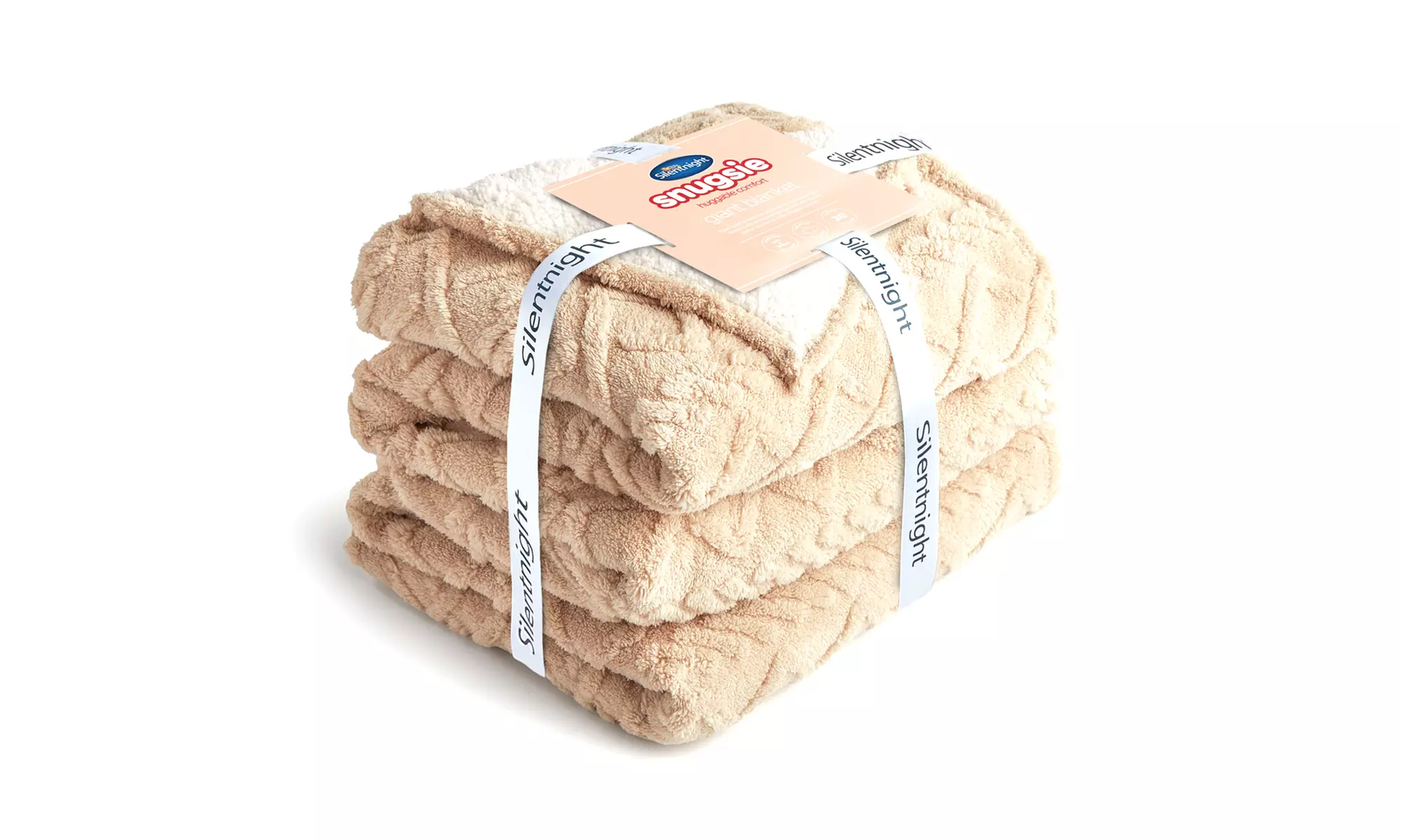 Super-Sized Silentnight Snugsie Giant Family Sherpa Blanket