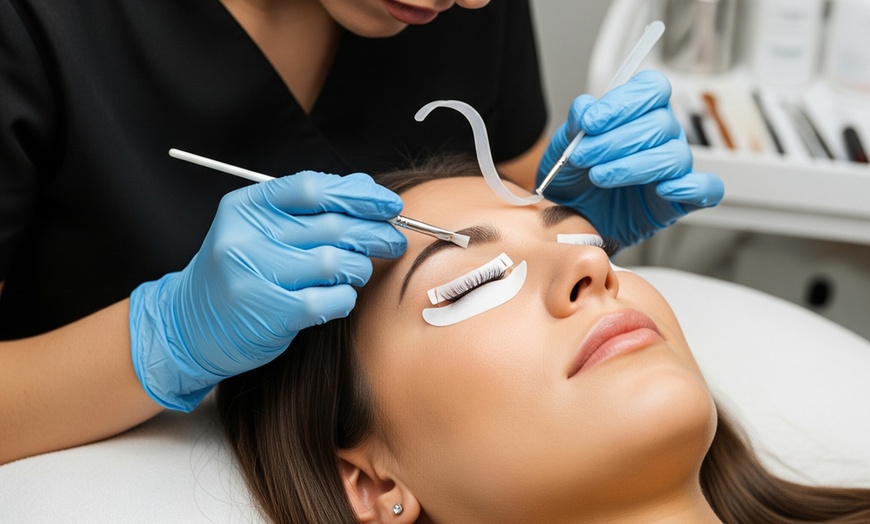 Image 3: Brow Shape, Lash Lift and Tint Services at Serenity Mosman