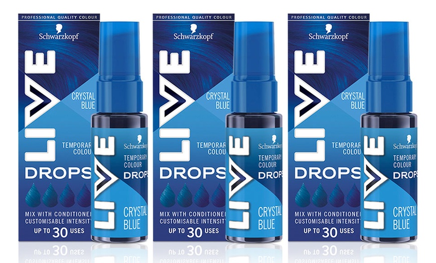 Image 12: 1 or 3 Packs of Schwarzkopf Live Colour Drops Semi-Permanent Hair Dye