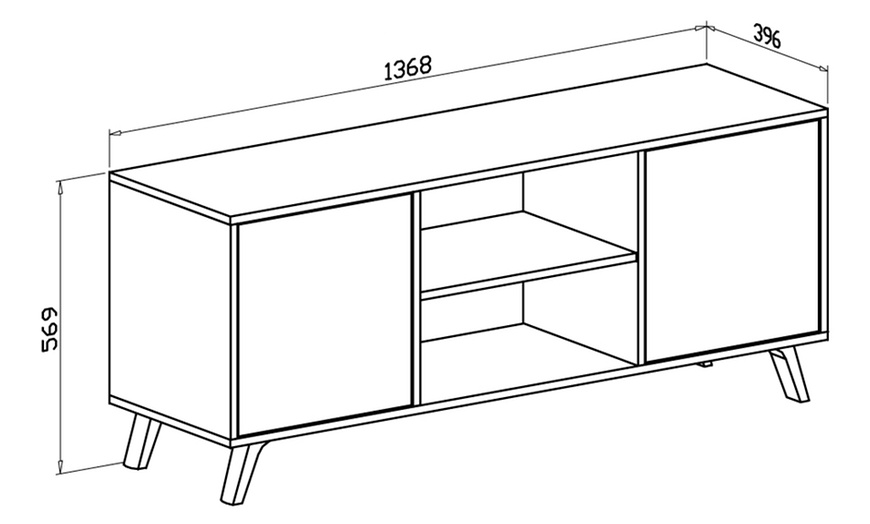 Image 28: Table basse, meuble à chaussures, table, buffet ou meuble TV Wind