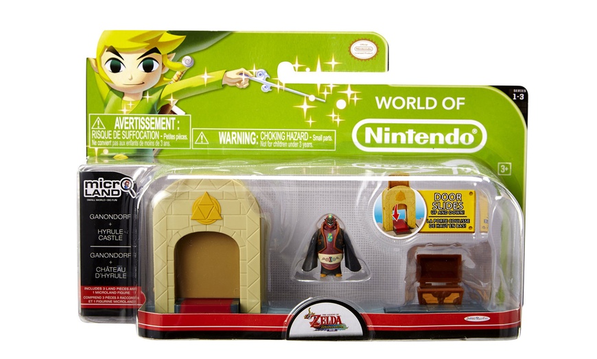 Image 1: Nintendo Micro Land Zelda Windwaker HD Ganondorf and Hyrule Castle