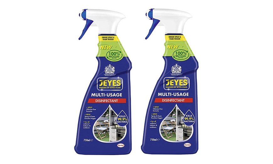 Image 2: Up to 8 Jeyes Disinfectant Cleaner Trigger Spray Bottles 750ml