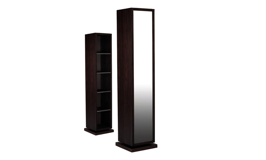 Image 3: Rotating Mirrored Cabinet 