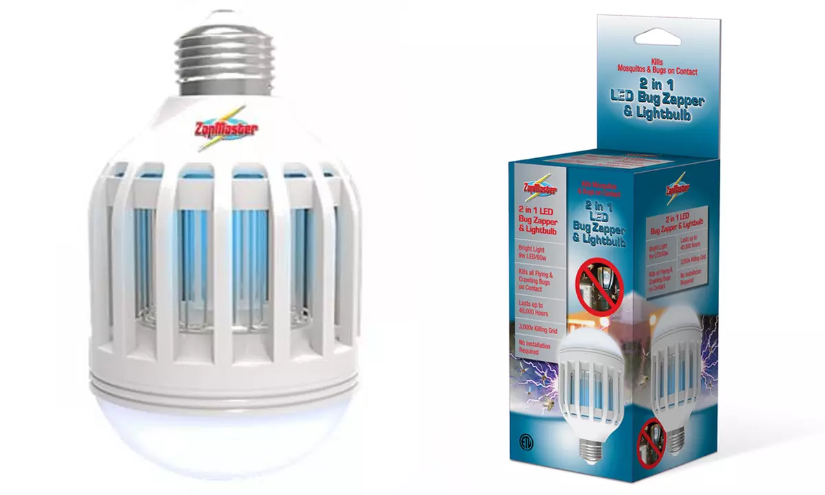 ZapMaster 2-In-1 LED Light Bulb and Bug Zapper - Primary Image