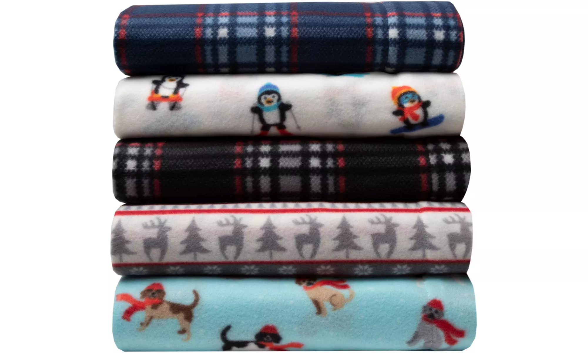 Winter Nights Microfleece Sheet Set (3- or 4-Piece) - Primary Image