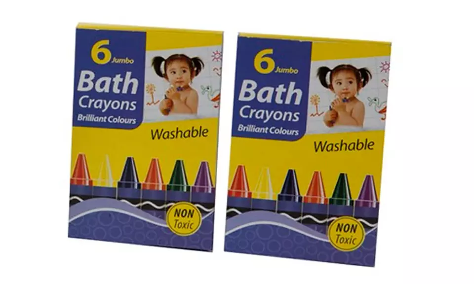 6 Kinder-Farbstifte für die Badewanne - Second Medium