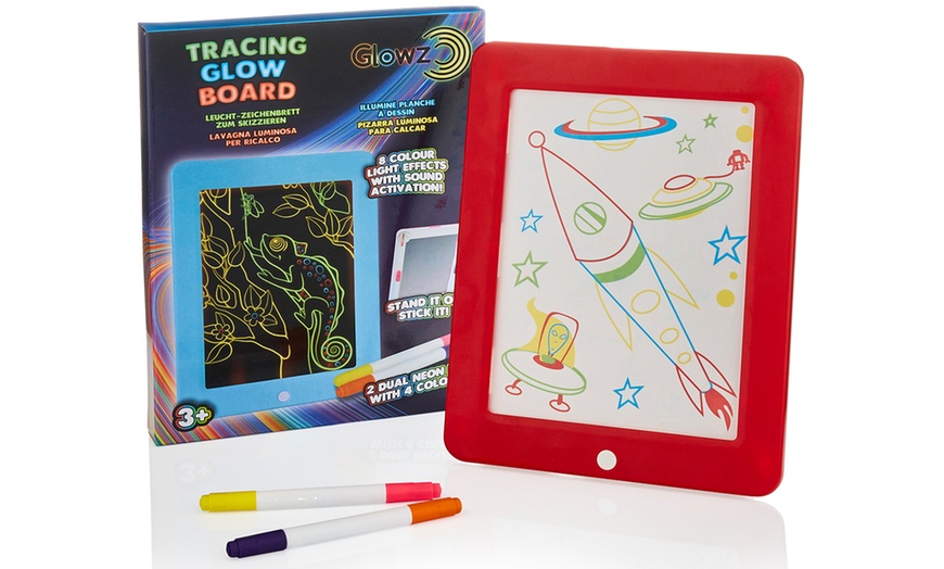 Image 3: Light Up Tracing Glow Board