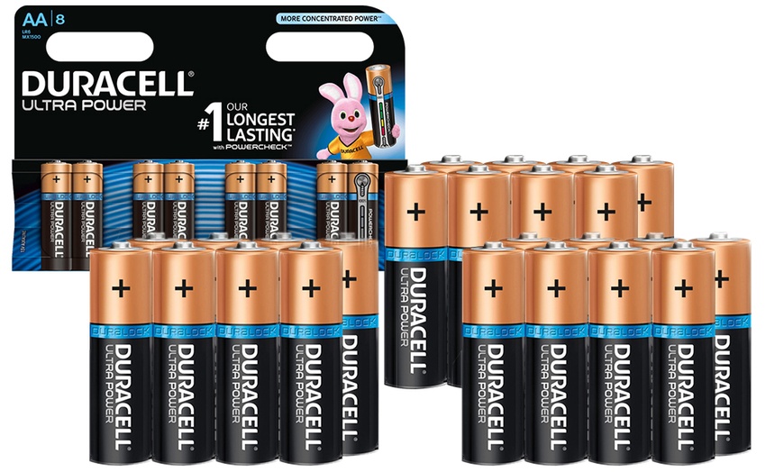 Image 8: 1 à 5 lots de 8 piles Duracell, modèle AA et/ou AAA au choix