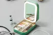 Travel Makeup Bag with LED Mirror - Second Medium