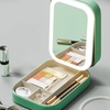 Image 7: Travel Makeup Bag with LED Mirror
