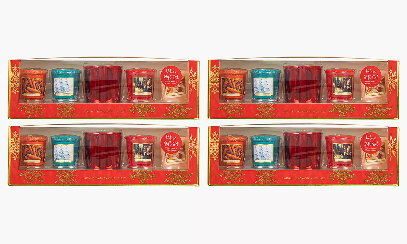 Jusqu'à 4 coffrets cadeau bougies votives - Second Medium