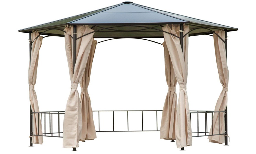 Image 3: Outsunny Metal Gazebo