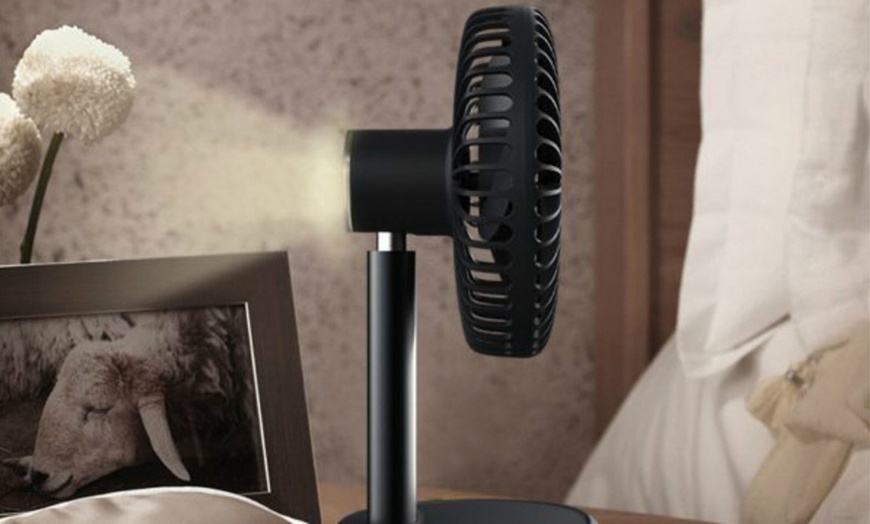 Image 6: Wireless Phone Charging Fan