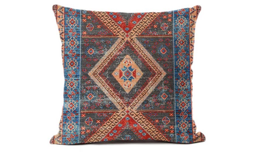 Image 2: 4Pcs Boho Printed Cushion Covers