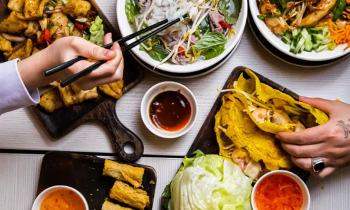 Choice of Lunch Special with Soft Drink at Tran Tran Vietnamese