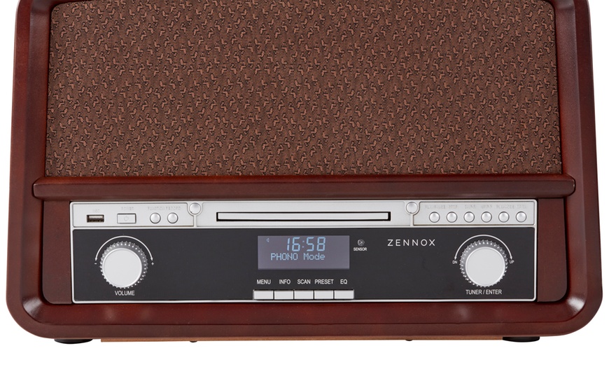 Image 5: Zennox Turntable Music Centre