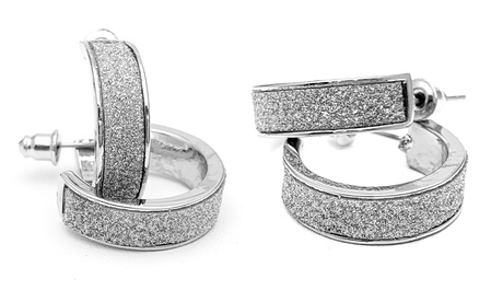 Orecchini glitter Hoop