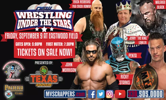 Wrestling Under the Stars on September 9 at 7:30 p.m. - Primary Image
