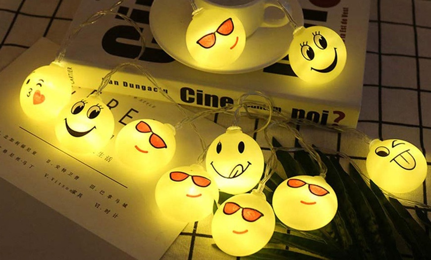 Image 2: Battery-Powered LED Emoji Light