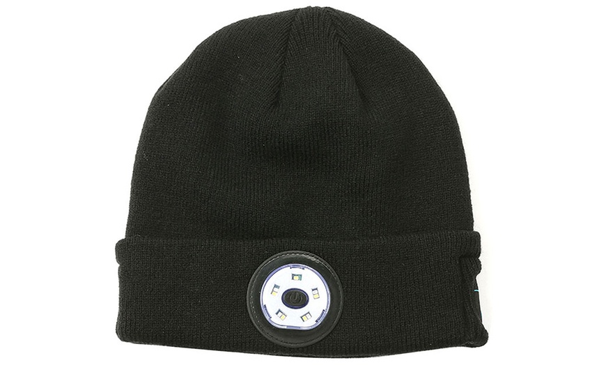 Image 6: Unisex Wireless Bluetooth Hat with LED Lights