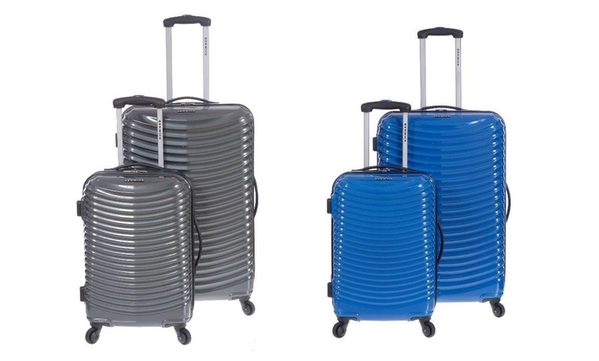 Image 1: 2 Hardside ABS Suitcases