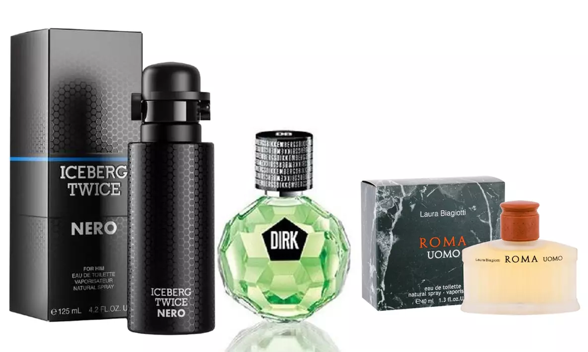 Selezione fragranze uomo Bikkembergs, Ferragamo, Iceberg, Versace, Biagiotti, Drakkar Noir, Chopard - Primary Image