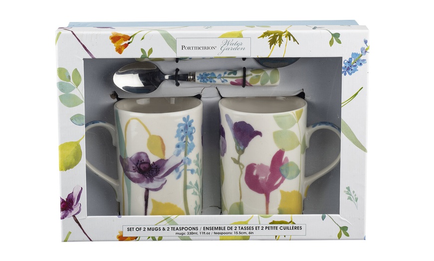 Image 3: Portmeirion Mugs and Spoons Set