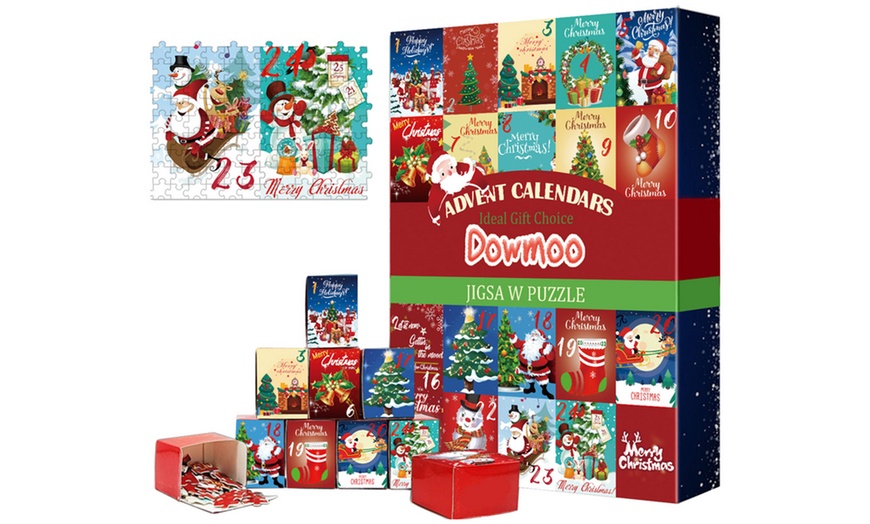 Image 2: Advent Calendar Christmas Jigsaw Puzzle