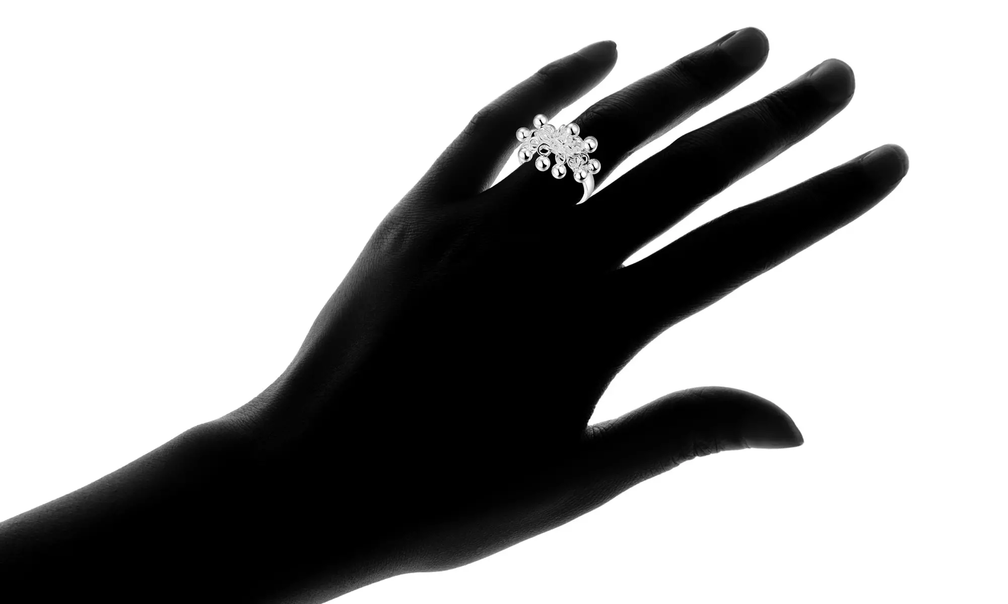 Sterling Silver Bubble Ring - Second Medium