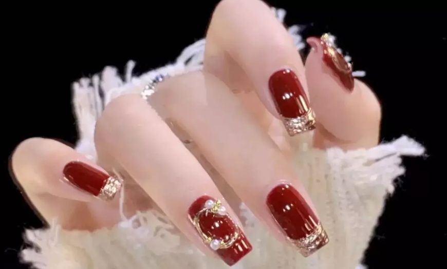 Image 2: Nail Salon - Mani or Pedi at Oasis Nail & Spa