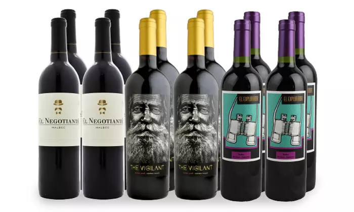 6, 12, or 15 Bottles of Malbec Wine from Splash Wines (Up to 79% Off) - Primary Image