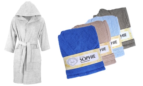 Accappatoio Sophie disponibile in varie taglie e colori
