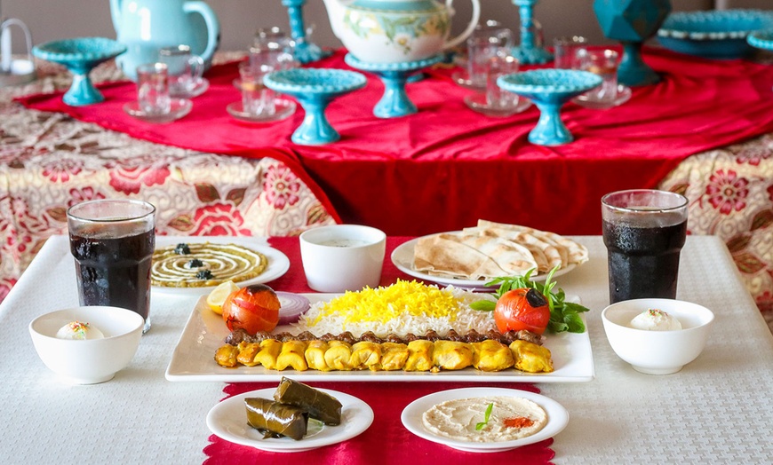 Image 1: Persian Banquet with Drinks for 2