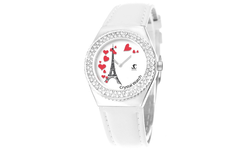 Image 3: Montre animée ornée de 87 cristaux Swarovski®