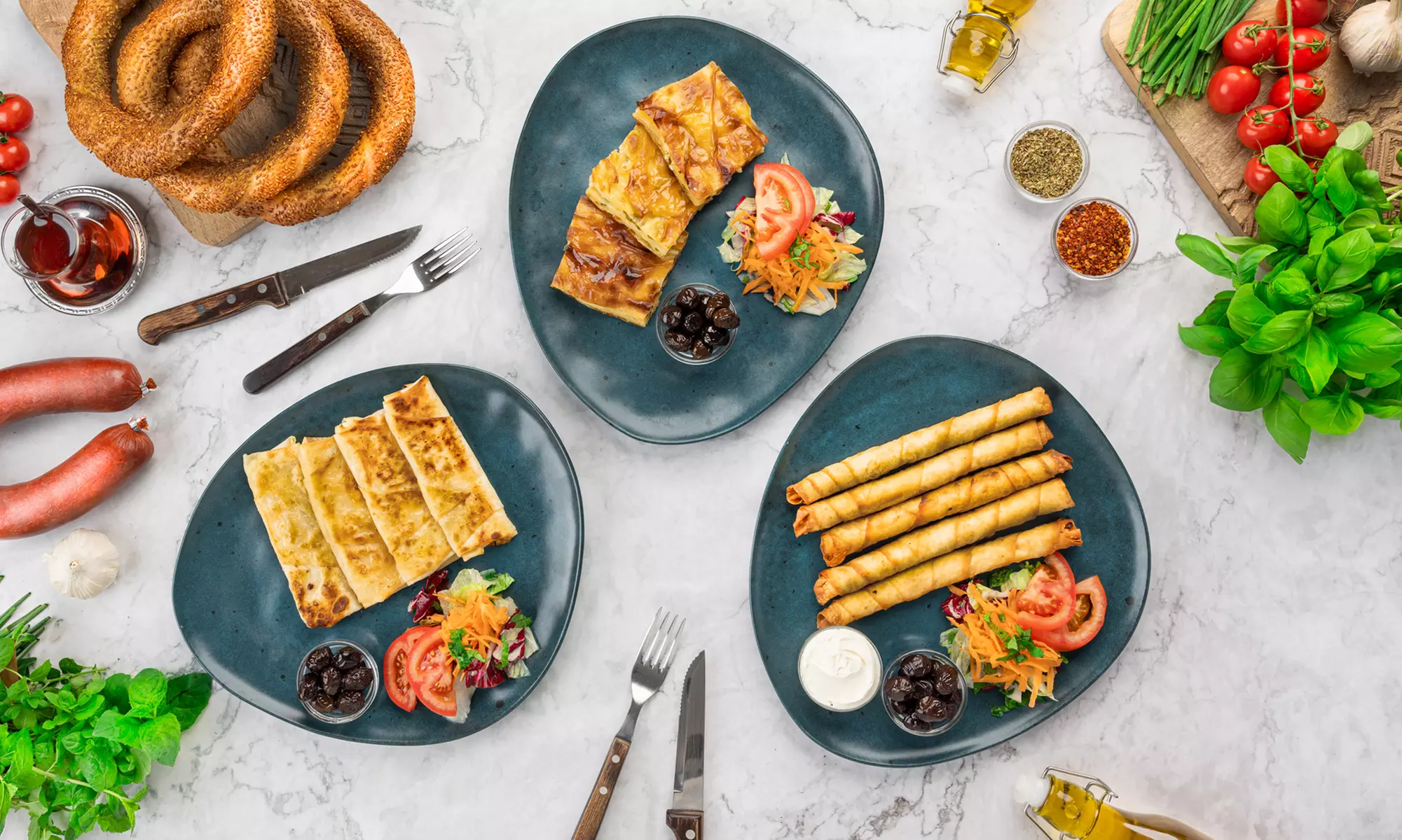 Reichhaltiges, türkisches Frühstück für 1, 2 oder 4 Personen