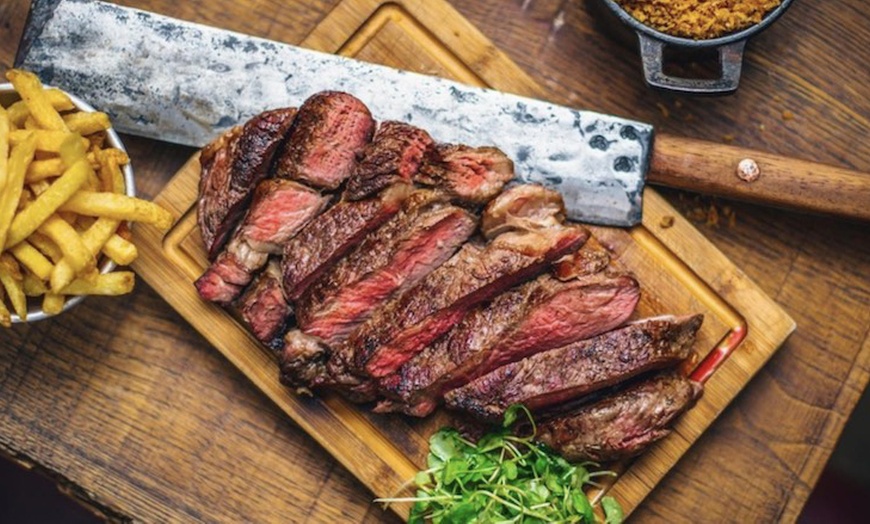 Image 1: Steak Meal with Prosecco