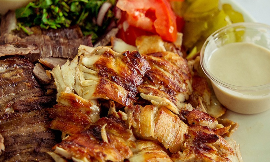 Image 4: Shawarma Plate and Drink