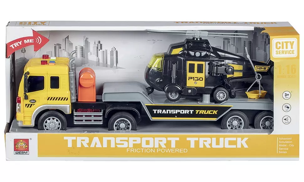 Camion plateforme à friction et hélicoptère de la marque Wdk Partner - Image 2