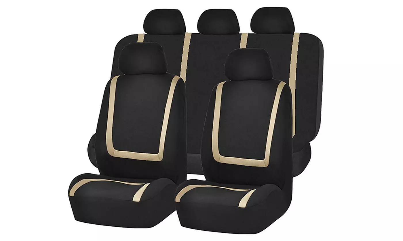 iMounTEK Thin Sponge Lined Universal Fit Car Seat Cover Set (6-Piece) - Primary Image