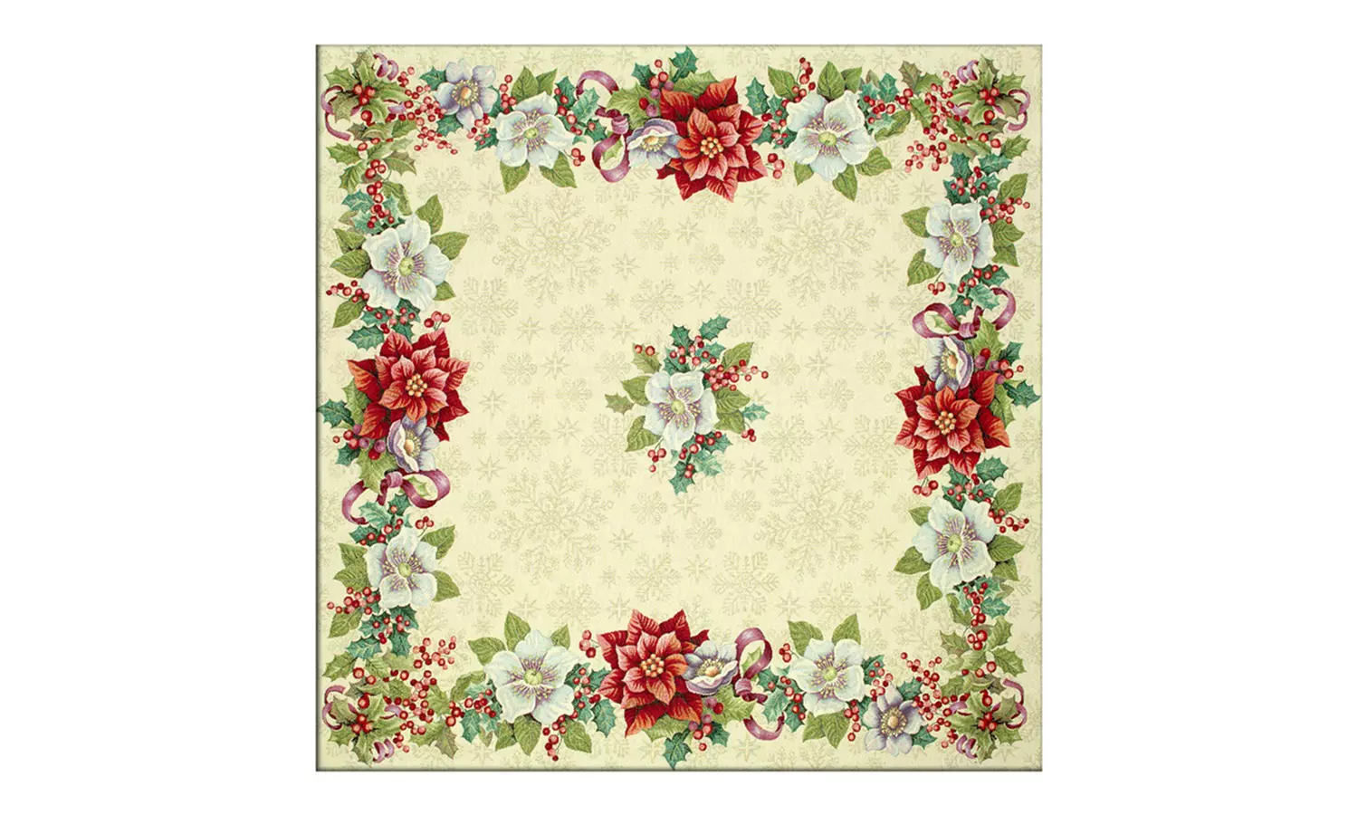 Centrotavola Natalizio in tessuto gobelin