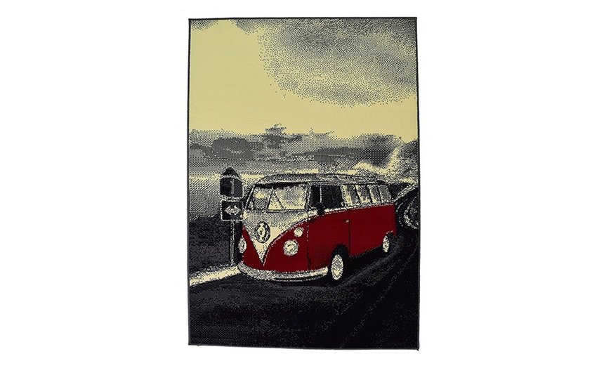 Image 14: Retro Camper van Rugs - 7 Colours
