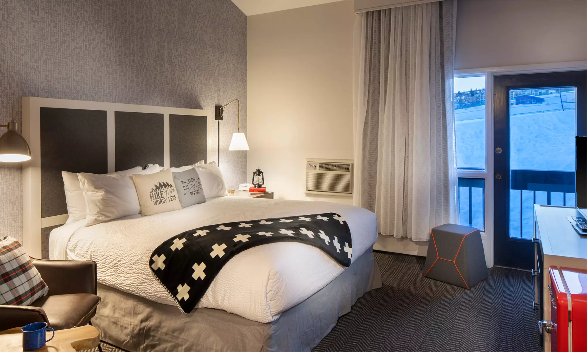 Modern mountain stay steps from the slopes