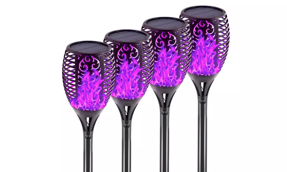 2x, 4x oder 8x Solar-Flammen-Licht